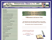 Tablet Screenshot of heimatverein-elsenz.de